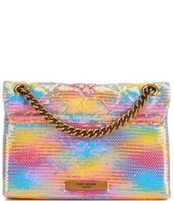 Kurt Geiger London Kensington Mini Rainbow Sequin Eye Crossbody Bag