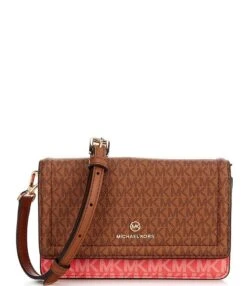 Michael Kors Signature Logo Jet Set Small Phone Crossbody Bag -Kurt Geiger Shop 00000000 zi 0288067f e217 4036 92bb 4b3058d52855