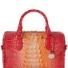 BRAHMIN Ombre Melbourne Collection Stacey Infusion Top Zip Satchel Bag