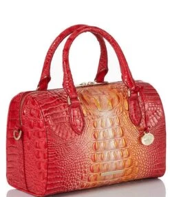BRAHMIN Ombre Melbourne Collection Stacey Infusion Top Zip Satchel Bag -Kurt Geiger Shop 00000000 zi 0bf8324b 547f 4e44 a797 346cb3aa6900 03 ai