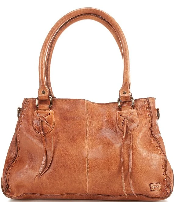 Bed Stu Rockababy Tan Leather Satchel Bag 6 Bed Stu Rockababy Tan Leather Satchel Bag - Afbeelding 6