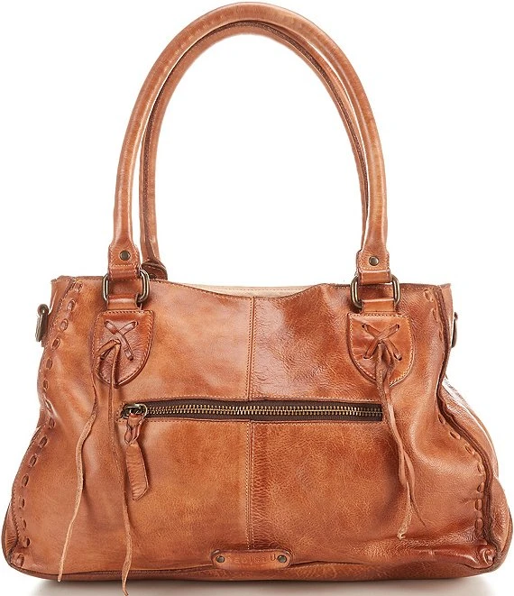 Bed Stu Rockababy Tan Leather Satchel Bag 4 Bed Stu Rockababy Tan Leather Satchel Bag - Afbeelding 4