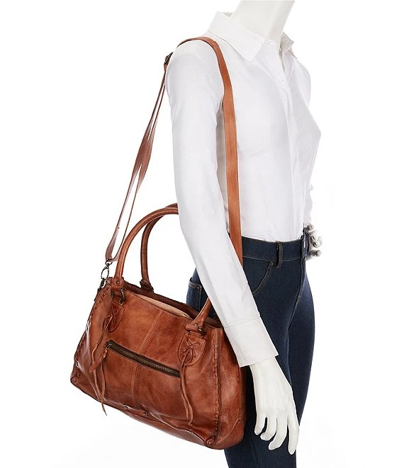 Bed Stu Rockababy Tan Leather Satchel Bag 2 Bed Stu Rockababy Tan Leather Satchel Bag - Afbeelding 2