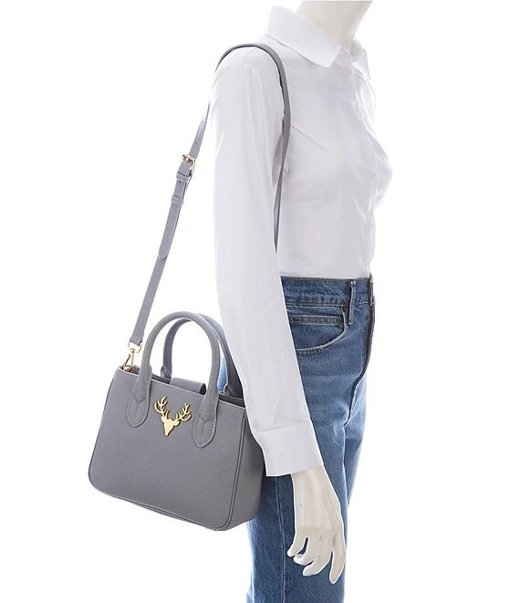 Taxidermy Micro Mackie Pebbled Leather Tote Bag 2 Taxidermy Micro Mackie Pebbled Leather Tote Bag - Afbeelding 2