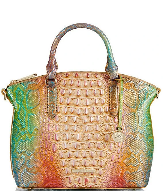 BRAHMIN Abalone Collection Leather Duxbury Multi Satchel Bag 4 BRAHMIN Abalone Collection Leather Duxbury Multi Satchel Bag - Afbeelding 4