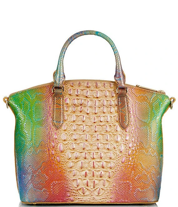 BRAHMIN Abalone Collection Leather Duxbury Multi Satchel Bag 1 BRAHMIN Abalone Collection Leather Duxbury Multi Satchel Bag