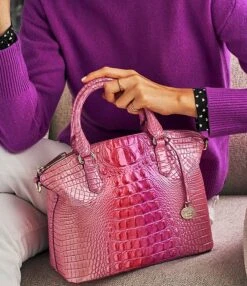 BRAHMIN Ombre Melbourne Collection Leather Duxbury Cupid Satchel Bag -Kurt Geiger Shop 00000000 zi 13eae214 7791 43ab 8504 f88e63bc6ca0 04 ai
