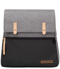 Petunia Pickle Bottom Colorblock Canvas Meta Backpack - Graphite/Black