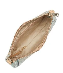 BRAHMIN Fremont Collection Shayna Mineral Blue Crossbody Bag