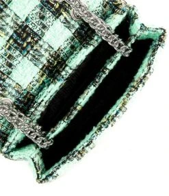 Kurt Geiger London Tweed Kensington Shoulder Bag