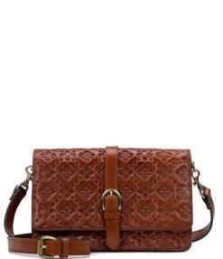 Patricia Nash Maribel Embossed Leather Flap Crossbody Bag -Kurt Geiger Shop 00000000 zi 19cf1d54 9478 4aad a53b 6db3192c4c5c