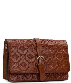 Patricia Nash Maribel Embossed Leather Flap Crossbody Bag -Kurt Geiger Shop 00000000 zi 19cf1d54 9478 4aad a53b 6db3192c4c5c 03 ai