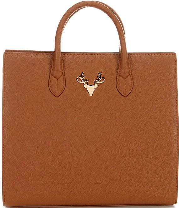 Taxidermy Amy Leather Tote Bag 1 Taxidermy Amy Leather Tote Bag