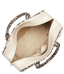 BRAHMIN Garces Collection Ivory Iguana Marissa Leather Satchel Bag -Kurt Geiger Shop 00000000 zi 1bd04c02 ea17 4dcd b6e6 d021edc91a62 02 ai