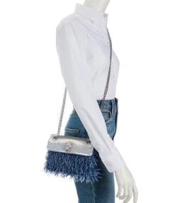 Kurt Geiger London Mini Kensington Silver Blue Sequin Feather Crossbody Bag 6 Kurt Geiger London Mini Kensington Silver Blue Sequin Feather Crossbody Bag -Kurt Geiger Shop 00000000 zi 1d8b7511 a0f5 4495 a927 4c9868640007 03 ai