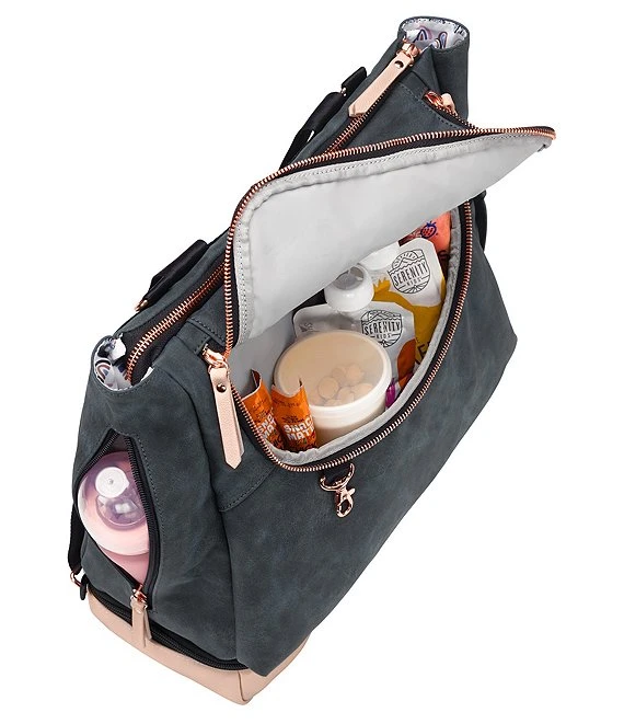 Petunia Pickle Bottom Pivot Colorblock Backpack/Tote Diaper Backpack - Matte 4 Petunia Pickle Bottom Pivot Colorblock Backpack/Tote Diaper Backpack - Matte - Afbeelding 4