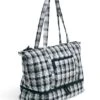 Vera Bradley Plaid Deluxe Travel Tote Bag