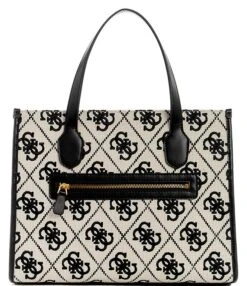 Guess Silvana Compartment Oversized Logo Tote Bag -Kurt Geiger Shop 00000000 zi 2424b7b1 7a72 4583 9ccb 1c8cb4b975d9 01 ai