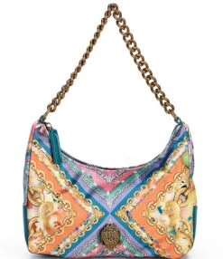 Kurt Geiger London Scarf Print Nylon Crossbody Bag