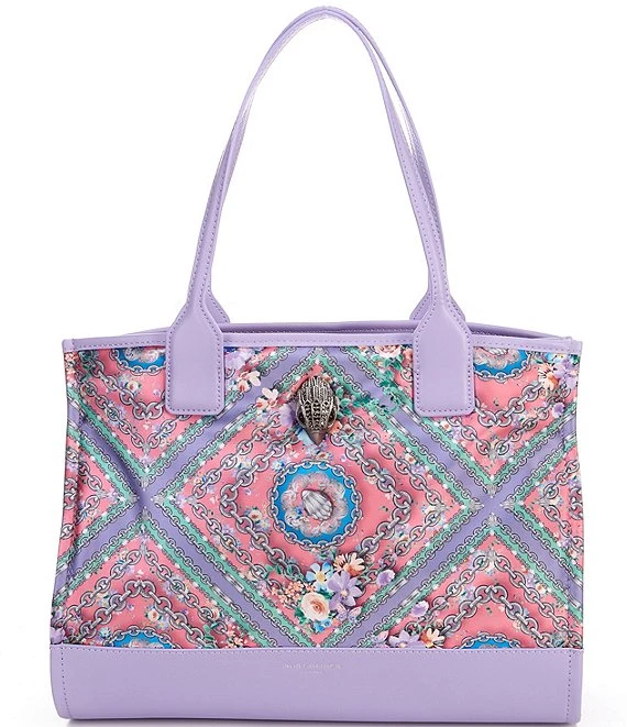 Kurt Geiger London Quilted Scarf Print Small Shopper Tote 2 Kurt Geiger London Quilted Scarf Print Small Shopper Tote - Afbeelding 2