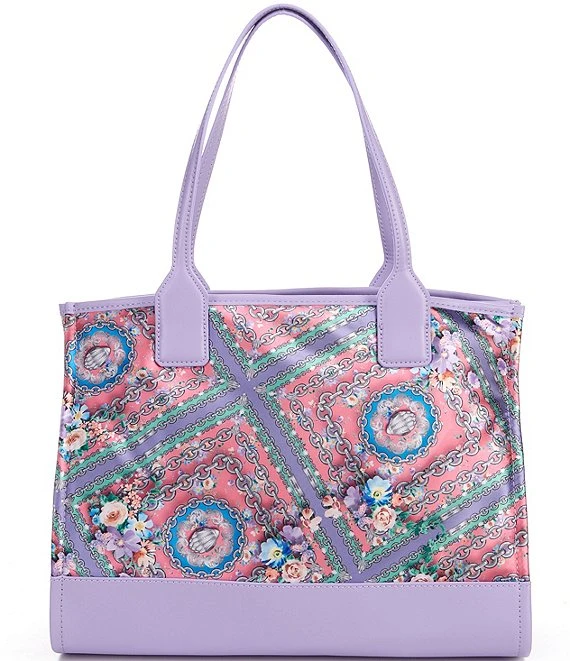 Kurt Geiger London Quilted Scarf Print Small Shopper Tote 3 Kurt Geiger London Quilted Scarf Print Small Shopper Tote - Afbeelding 3
