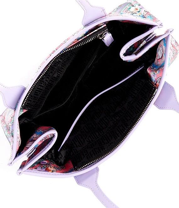 Kurt Geiger London Quilted Scarf Print Small Shopper Tote 1 Kurt Geiger London Quilted Scarf Print Small Shopper Tote