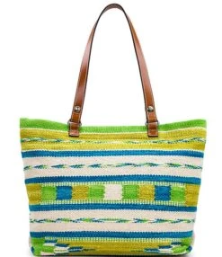 Patricia Nash Deep Blue Nature Collection Chennai Leather Trim Tote Bag -Kurt Geiger Shop 00000000 zi 257525da bd8d 4c6c ad4a 03d0e18ead33 01 ai