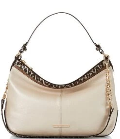BRAHMIN Garces Collection Heather Leather Ivory Iguana Shoulder Bag -Kurt Geiger Shop 00000000 zi 27500b95 90fc 4ded bf64 60ef4c936620