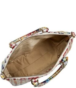 BRAHMIN Melbourne Collection Large Duxbury Rainbow Print Satchel Bag -Kurt Geiger Shop 00000000 zi 3087742b 230d 4598 9094 7290b18a47a7 02 ai