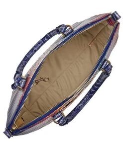 BRAHMIN Ombre Mini Melbourne Collection Summerlight Duxbury Leather Satchel Bag