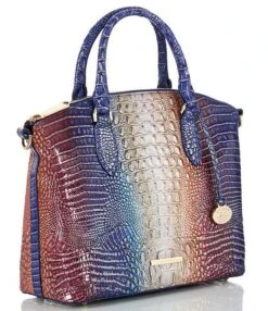 BRAHMIN Ombre Mini Melbourne Collection Summerlight Duxbury Leather Satchel Bag -Kurt Geiger Shop 00000000 zi 32b24edc d406 4d8c 97b8 57cbd3510127 03 ai