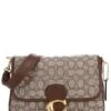 COACH Signature Logo Jacquard Soft Tabby Shoulder Bag