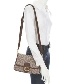 COACH Signature Logo Jacquard Soft Tabby Shoulder Bag -Kurt Geiger Shop 00000000 zi 35aeb722 99b2 43fe a7a6 a3ee09afd0cd 03 ai