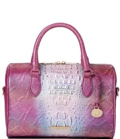 BRAHMIN Sundial Collection Stacey Multi Top Zip Satchel Bag