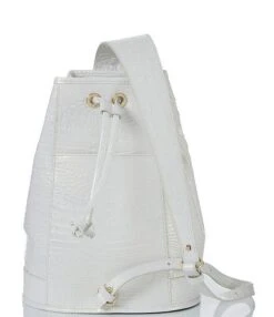 BRAHMIN Melbourne Collection Allie Shell White Leather Sling Backpack -Kurt Geiger Shop 00000000 zi 38eb878f 1523 4a17 9fa3 fdc211cc7008 01 ai