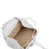 BRAHMIN Melbourne Collection Allie Shell White Leather Sling Backpack