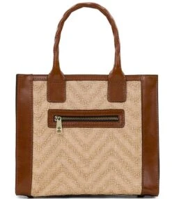 Patricia Nash Chevron Straw Zigzag Curry Convertible Tote Bag -Kurt Geiger Shop 00000000 zi 393a1221 3901 4223 b991 05c051a0766b 01 ai