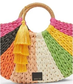Dolce Vita Estelle Woven Tassel Satchel Bag -Kurt Geiger Shop 00000000 zi 3b0a0fb6 1a8c 428d 8253 9bb8c775890e 03 ai