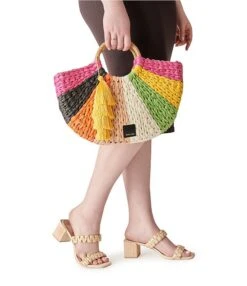 Dolce Vita Estelle Woven Tassel Satchel Bag -Kurt Geiger Shop 00000000 zi 3b0a0fb6 1a8c 428d 8253 9bb8c775890e 04 ai