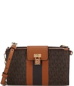 Michael Kors Ruby Signature Logo Small Double Zip Crossbody Bag -Kurt Geiger Shop 00000000 zi 3b1764e6 2e4d 4837 81e0 e82e76c894ad