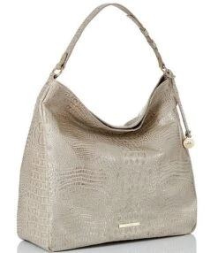 BRAHMIN Mini Melbourne Collection Isabella Oyster Shoulder Bag