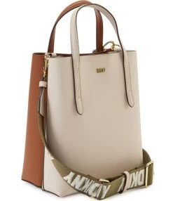 DKNY Ines Vegan Leather Logo Strap Tote Bag -Kurt Geiger Shop 00000000 zi 3f005b37 2760 4bbb a681 a933b7d2e461 03 ai