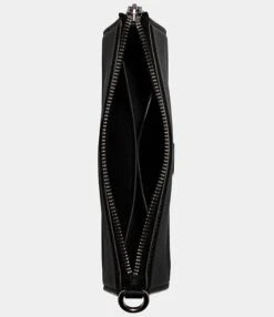 COACH Pebbled Leather Pouch Solid Black Shoulder Bag -Kurt Geiger Shop 00000000 zi 41996a01 3158 42a6 bfbb 8907f865ee9a 02 ai