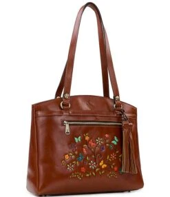 Patricia Nash Poppy Floral Embroidered Leather Tote Bag -Kurt Geiger Shop 00000000 zi 450ddc36 4b72 4172 ac52 8286af3e43fa 03 ai
