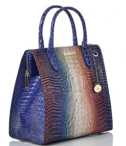 BRAHMIN Ombre Mini Melbourne Collection Summerlight Caroline Satchel Bag -Kurt Geiger Shop 00000000 zi 46b1bd9b 6b36 45d9 8740 ae0b9d62463c 03 ai