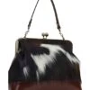 Patricia Nash Elsworth Calf Hair Leather Satchel Bag