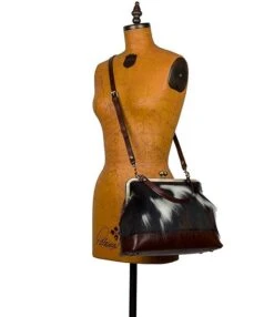 Patricia Nash Elsworth Calf Hair Leather Satchel Bag -Kurt Geiger Shop 00000000 zi 46ce340f d09a 4423 9f97 4c850239a5f5 04 ai