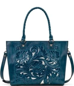 Patricia Nash Cut Out Tooling Collection Zancona Floral Tote Bag -Kurt Geiger Shop 00000000 zi 496a8d13 90df 4afa 96ca b072d91b0c2d