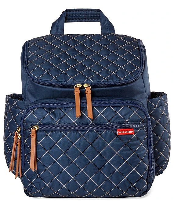 Skip Hop Quilted Forma Backpack Diaper Bag 1 Skip Hop Quilted Forma Backpack Diaper Bag