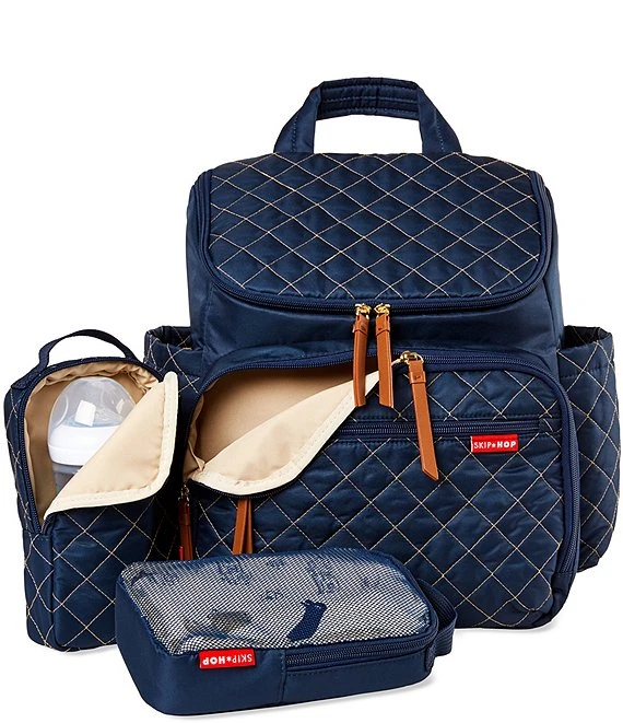 Skip Hop Quilted Forma Backpack Diaper Bag 2 Skip Hop Quilted Forma Backpack Diaper Bag - Afbeelding 2